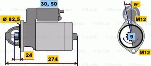 BOSCH 0 001 218 111 - Başlanğıc furqanavto.az