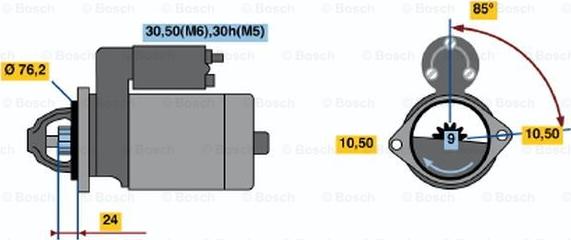 BOSCH 0 001 218 136 - Başlanğıc furqanavto.az