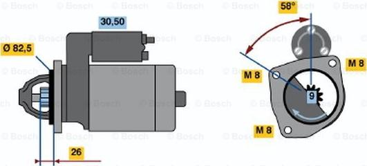 BOSCH 0 001 218 121 - Başlanğıc furqanavto.az