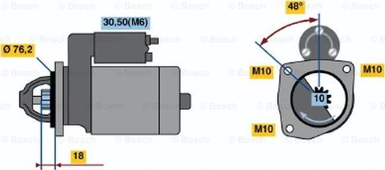 BOSCH 0 001 218 128 - Başlanğıc furqanavto.az