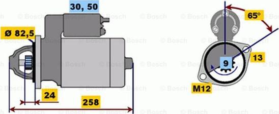 BOSCH 0 001 218 173 - Başlanğıc furqanavto.az