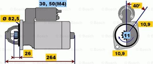 BOSCH 0 001 218 172 - Başlanğıc furqanavto.az