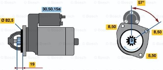 BOSCH 0 001 212 400 - Başlanğıc furqanavto.az