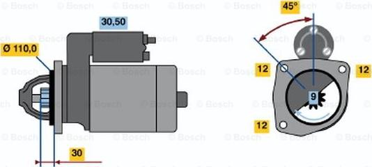 BOSCH 0 986 021 690 - Başlanğıc furqanavto.az