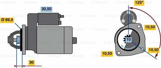 BOSCH 0 001 231 045 - Başlanğıc furqanavto.az