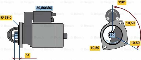 BOSCH 0 001 231 046 - Başlanğıc furqanavto.az