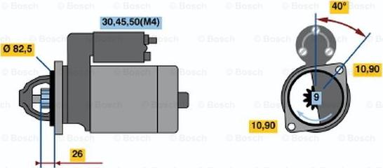 BOSCH 0 001 231 018 - Başlanğıc furqanavto.az