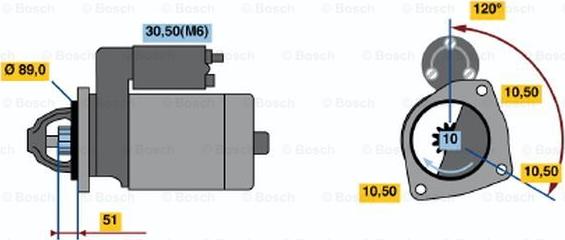 BOSCH 0 001 231 039 - Başlanğıc furqanavto.az