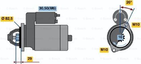 BOSCH 0 001 223 005 - Başlanğıc furqanavto.az