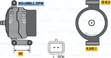 BOSCH 0 124 415 040 - Alternator furqanavto.az