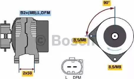 BOSCH 0 124 615 031 - Alternator furqanavto.az