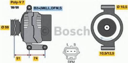 BOSCH 0 124 315 019 - Alternator furqanavto.az