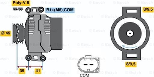 BOSCH 0 124 325 062 - Alternator furqanavto.az