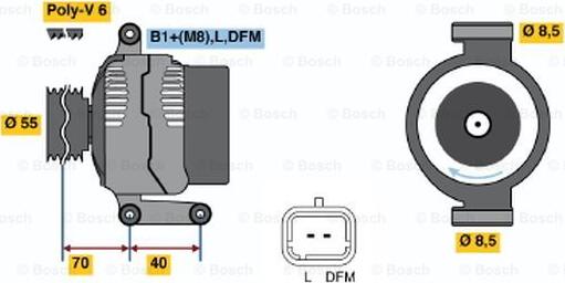 BOSCH 0 124 325 024 - Alternator furqanavto.az