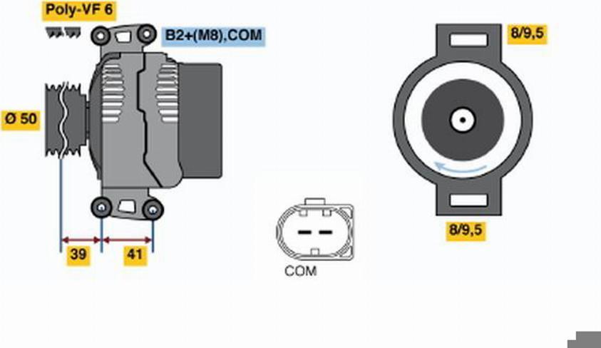 BOSCH 0124325072 - Alternator furqanavto.az