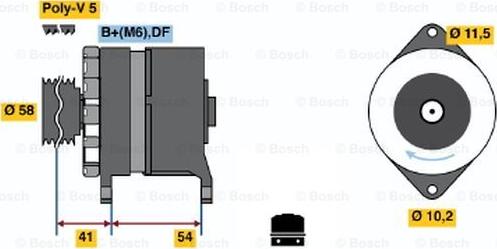 BOSCH 0 120 450 029 - Alternator furqanavto.az