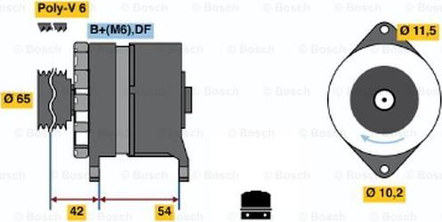 BOSCH 0 120 450 025 - Alternator furqanavto.az