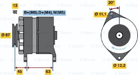 BOSCH 0 120 469 999 - Alternator furqanavto.az