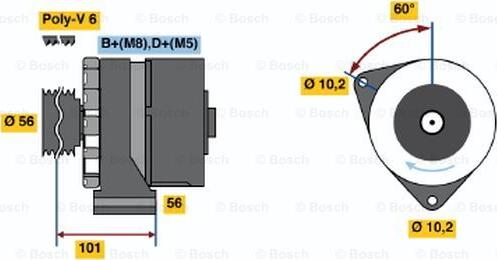 BOSCH 0 120 469 928 - Alternator furqanavto.az