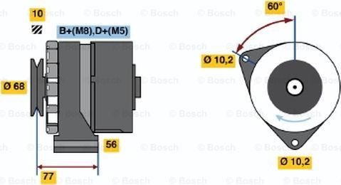 BOSCH 0 986 033 140 - Alternator furqanavto.az