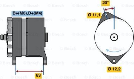 BOSCH 0 120 469 634 - Alternator furqanavto.az