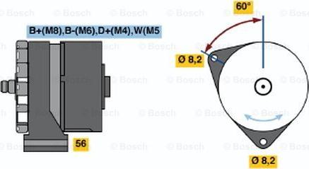 BOSCH 0 120 469 043 - Alternator furqanavto.az