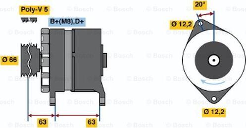 BOSCH 0 120 469 034 - Alternator furqanavto.az