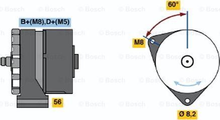 BOSCH 0 120 469 862 - Alternator furqanavto.az