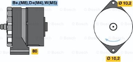 BOSCH 0 120 469 807 - Alternator furqanavto.az