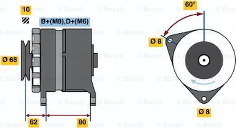 BOSCH 0 120 469 830 - Alternator furqanavto.az