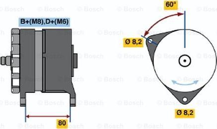 BOSCH 0 120 468 007 - Alternator furqanavto.az