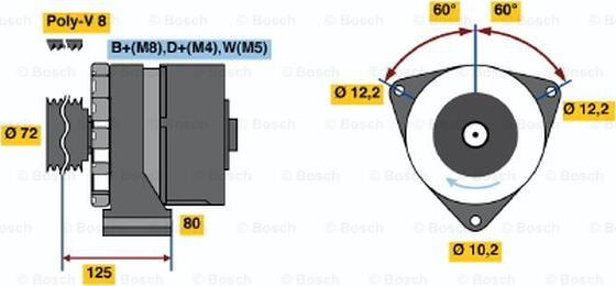 BOSCH 0 120 469 115 - Alternator furqanavto.az