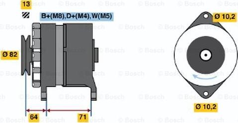 BOSCH 0 120 468 116 - Alternator furqanavto.az