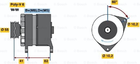 BOSCH 0 120 468 134 - Alternator furqanavto.az