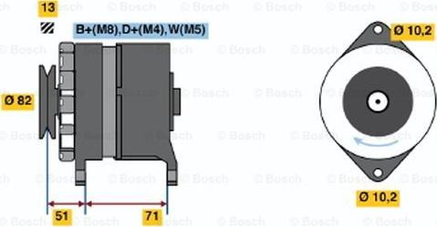 BOSCH 0 120 468 130 - Alternator furqanavto.az