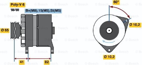 BOSCH 0 120 468 127 - Alternator furqanavto.az