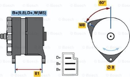 BOSCH 0 120 489 090 - Alternator furqanavto.az