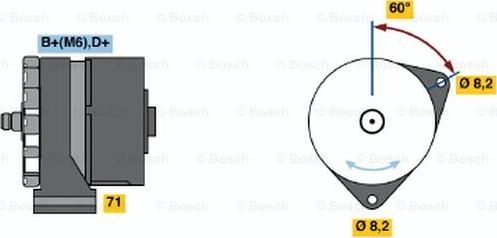 BOSCH 0 120 489 295 - Alternator furqanavto.az