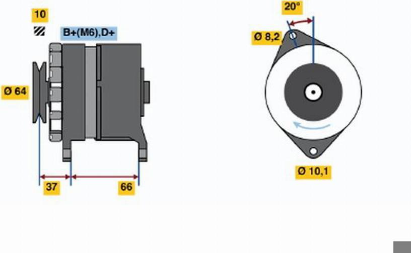 BOSCH 0 120 489 190 - Alternator furqanavto.az