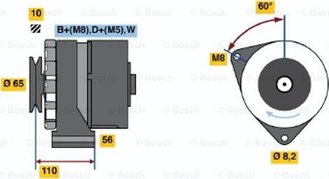 BOSCH 0 986 034 240 - Alternator furqanavto.az