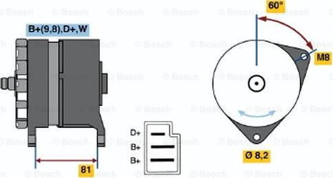 BOSCH 0 120 489 244 - Alternator furqanavto.az