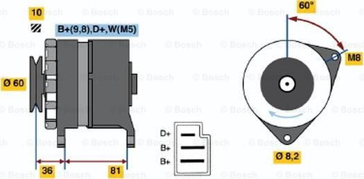 BOSCH 0 120 489 252 - Alternator furqanavto.az