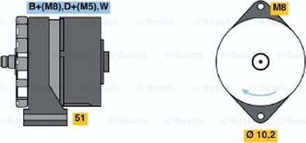 BOSCH 0 120 484 011 - Alternator furqanavto.az