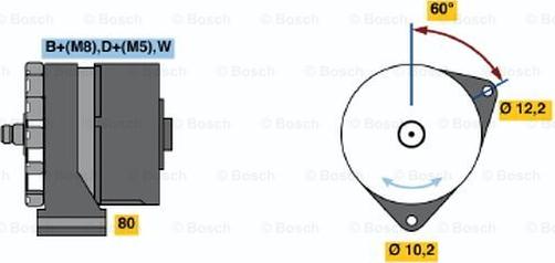 BOSCH 0 120 484 022 - Alternator furqanavto.az