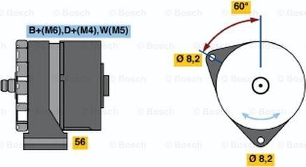 BOSCH 0 986 031 330 - Alternator furqanavto.az