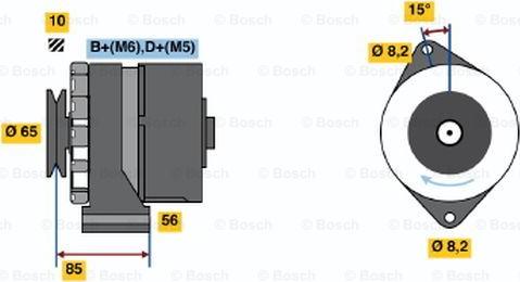 BOSCH 0 120 488 163 - Alternator furqanavto.az