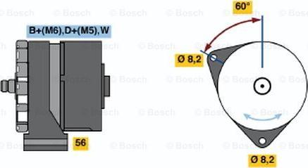 BOSCH 0 120 488 209 - Alternator furqanavto.az