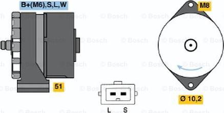 BOSCH 0 120 488 297 - Alternator furqanavto.az