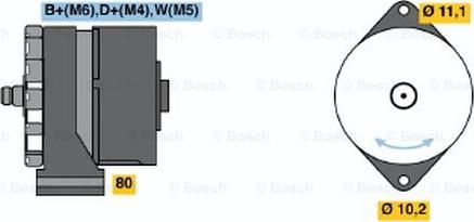 BOSCH 0 986 034 210 - Alternator furqanavto.az