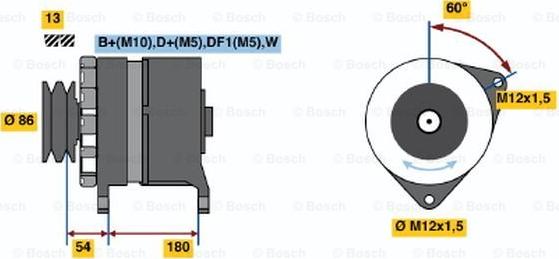 BOSCH 0 120 689 554 - Alternator furqanavto.az